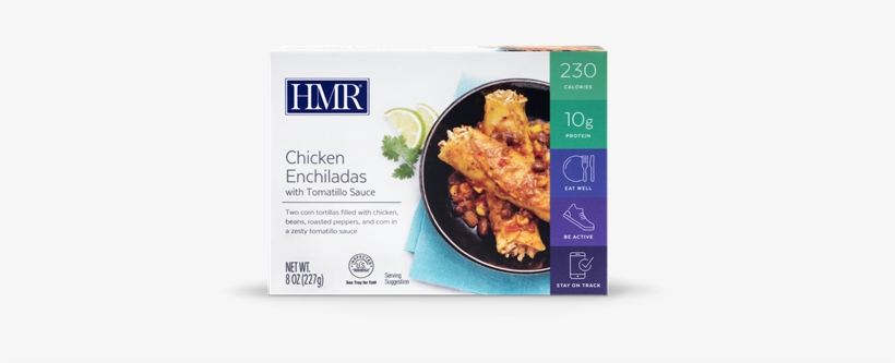 Picture Of Chicken Enchiladas With Tomatillo Sauce - Hmr Diet, transparent png download