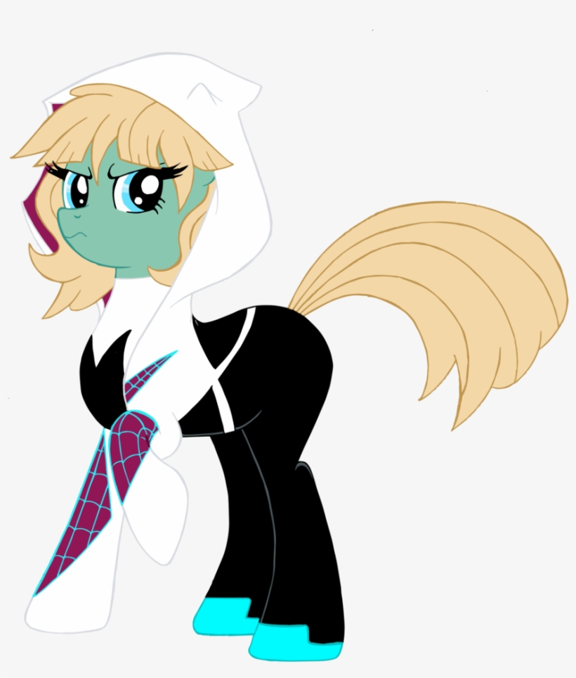 #1200469 - Artist - Edcom02, Artist - Jmkplover, Clothes, - Spider Gwen Mlp, transparent png download