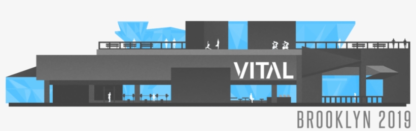 Buildingoutline2 - Vital Climbing Gym, transparent png download