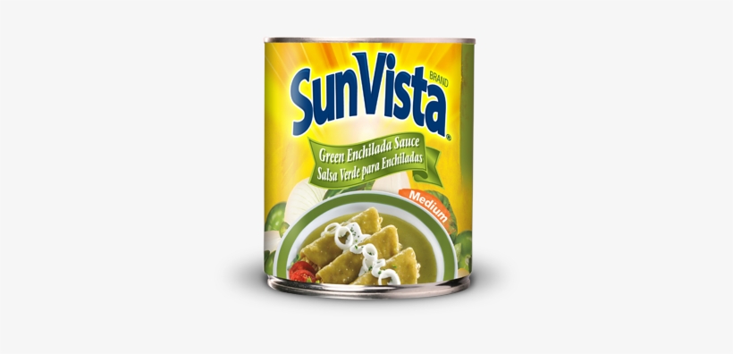Green Enchilada Sauce Medium - Sun Vista Refried Beans 16 Oz, transparent png download
