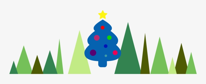 Christmas Banner - Christmas Tree, transparent png download