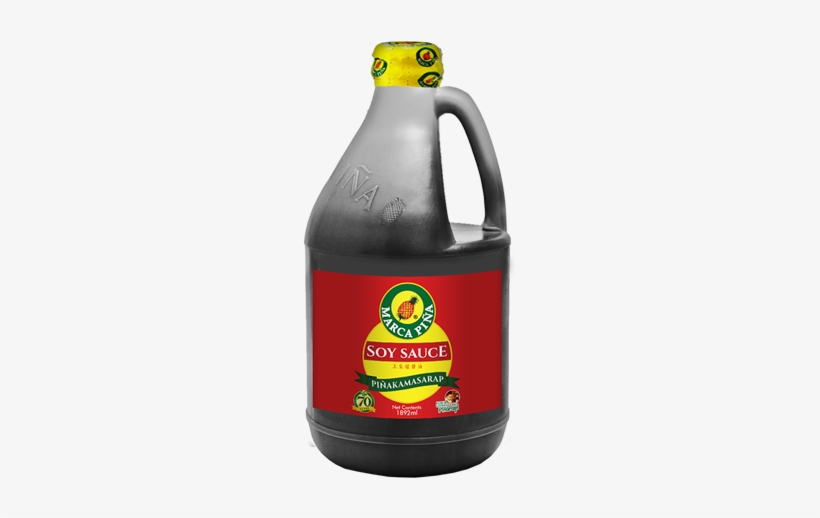 Soy Sauce 1892ml - Marca Pina Soy Sauce, transparent png download