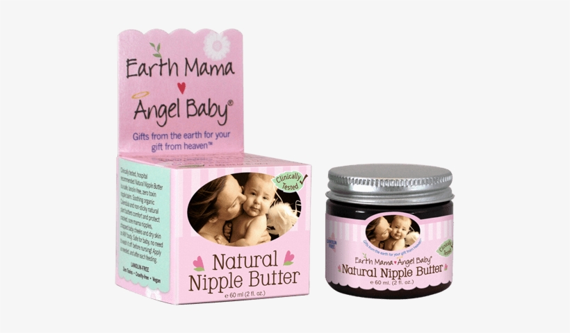 Earth Mama Angel Baby Natural Nipple Butter - Natural Nipple Butter, transparent png download