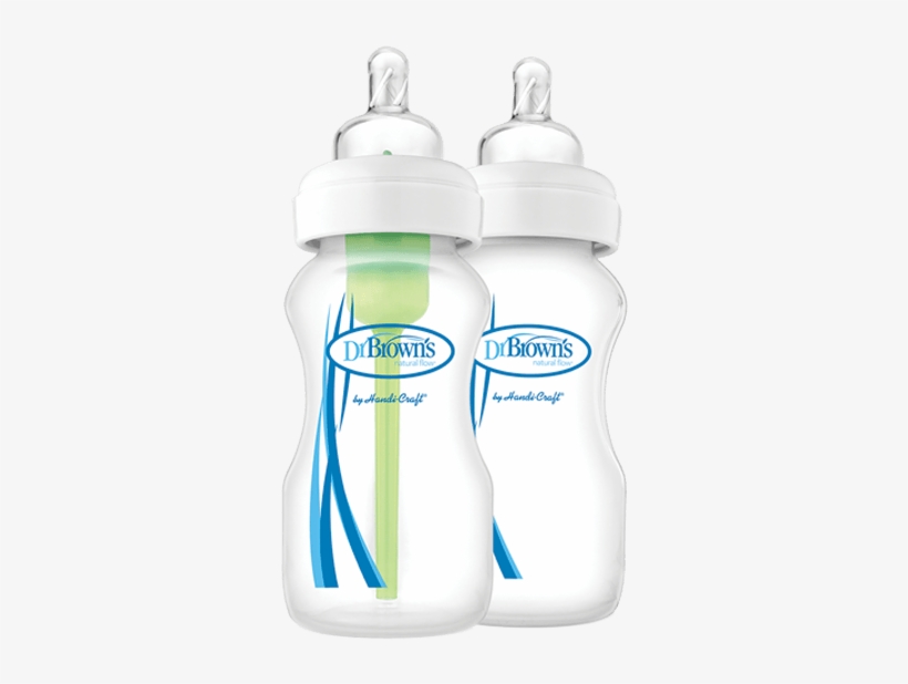 Transparent Nipple Bottle Jpg Transparent Download - Μπιμπερο Dr Brown's Γυαλινο Με Στενο Λαιμο 270ml, transparent png download