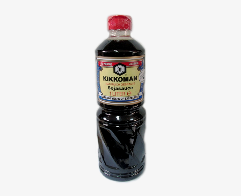 Kikkoman Soy Sauce - Kikkoman Soy Sauce, 1l, transparent png download