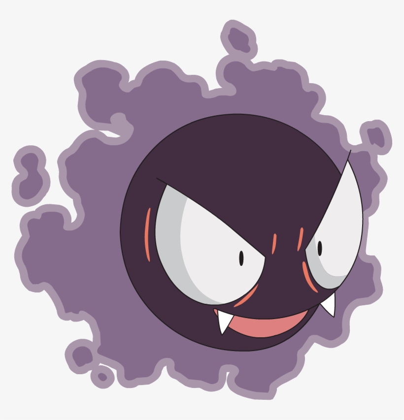 Stats, Moves, Evolution, Locations & Other Forms - 寶 可 夢 鬼 斯, transparent png download