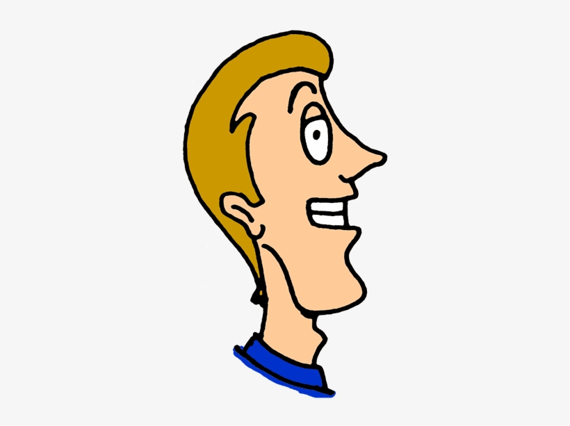 Cartoons - Smiling Man Clip Art, transparent png download