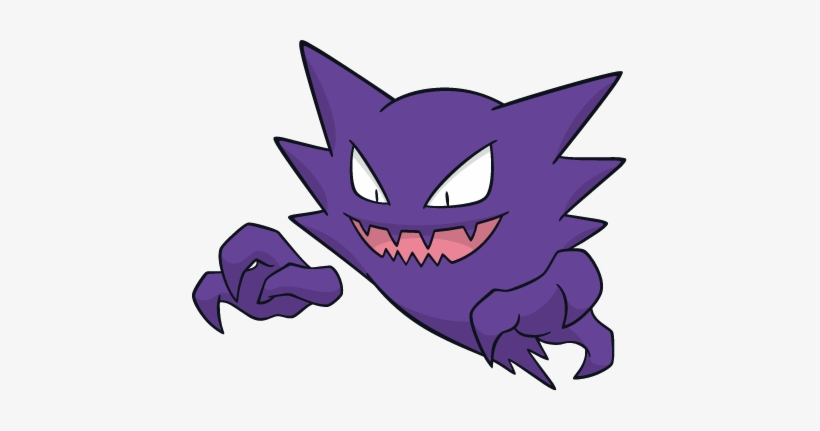 Little Gastly Eventually Evolves Into Haunter, Which - Haunter Pokemon, transparent png download