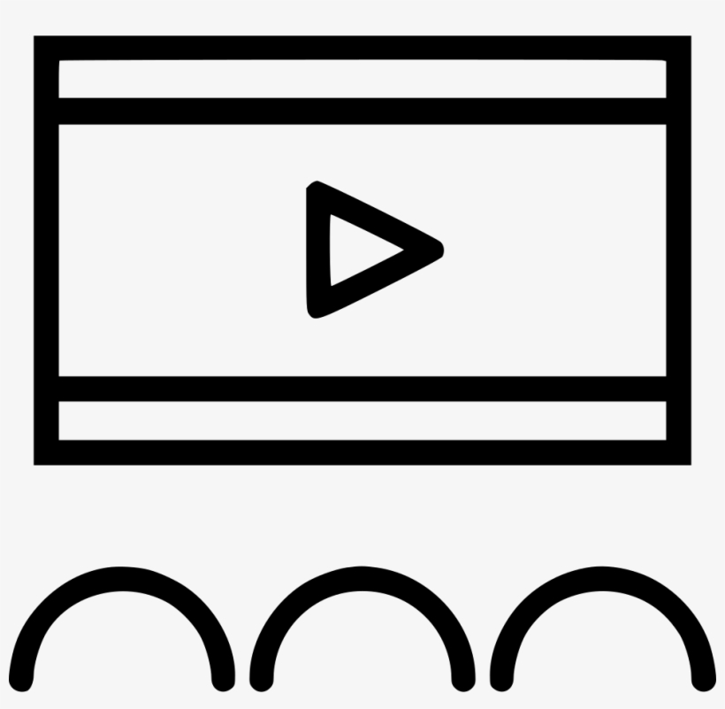 Movie Video Cinema Play Media Entertainment Comments - Circle, transparent png download