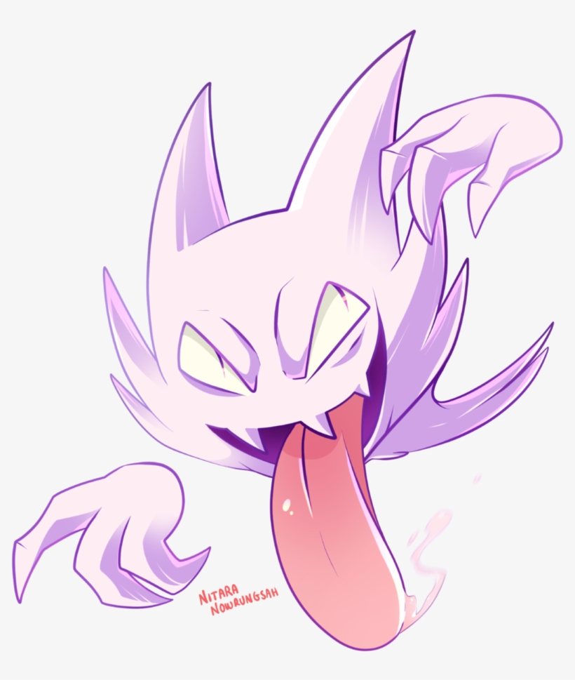 Haunter Drawing Chibi Pink Vector Freeuse Download - Haunter, transparent png download