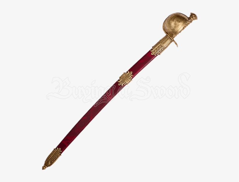 Hayreddin Red Beard Barbarossa Brass Saber - Sabre, transparent png download