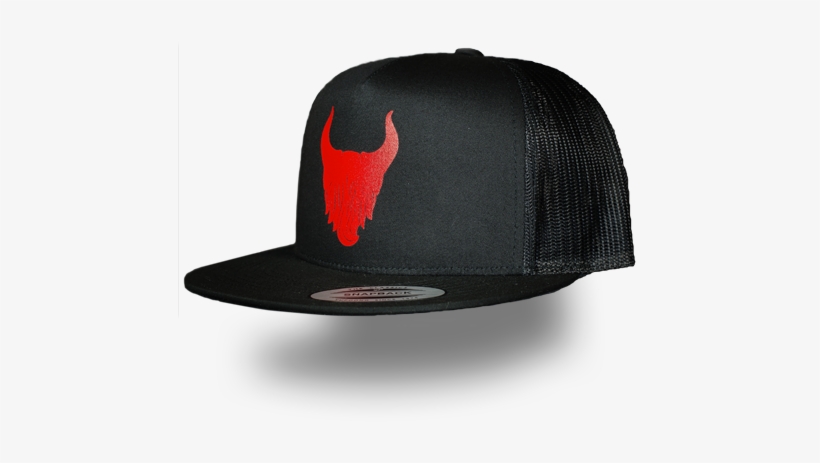 Image Of Red Devil Cargo Mesh Trucker Hat - Trucker Hat, transparent png download