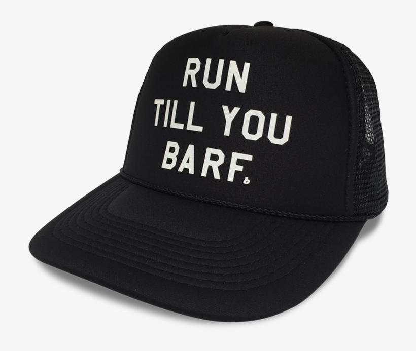 Run Till You Barf - Baseball Cap, transparent png download