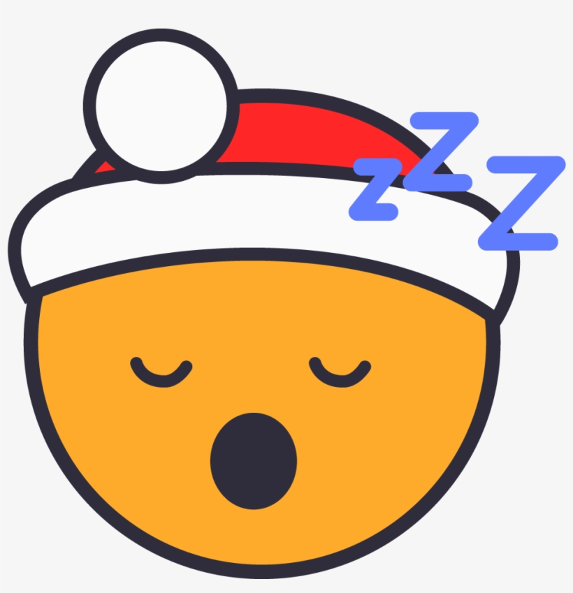 Sleepy Santa, transparent png download