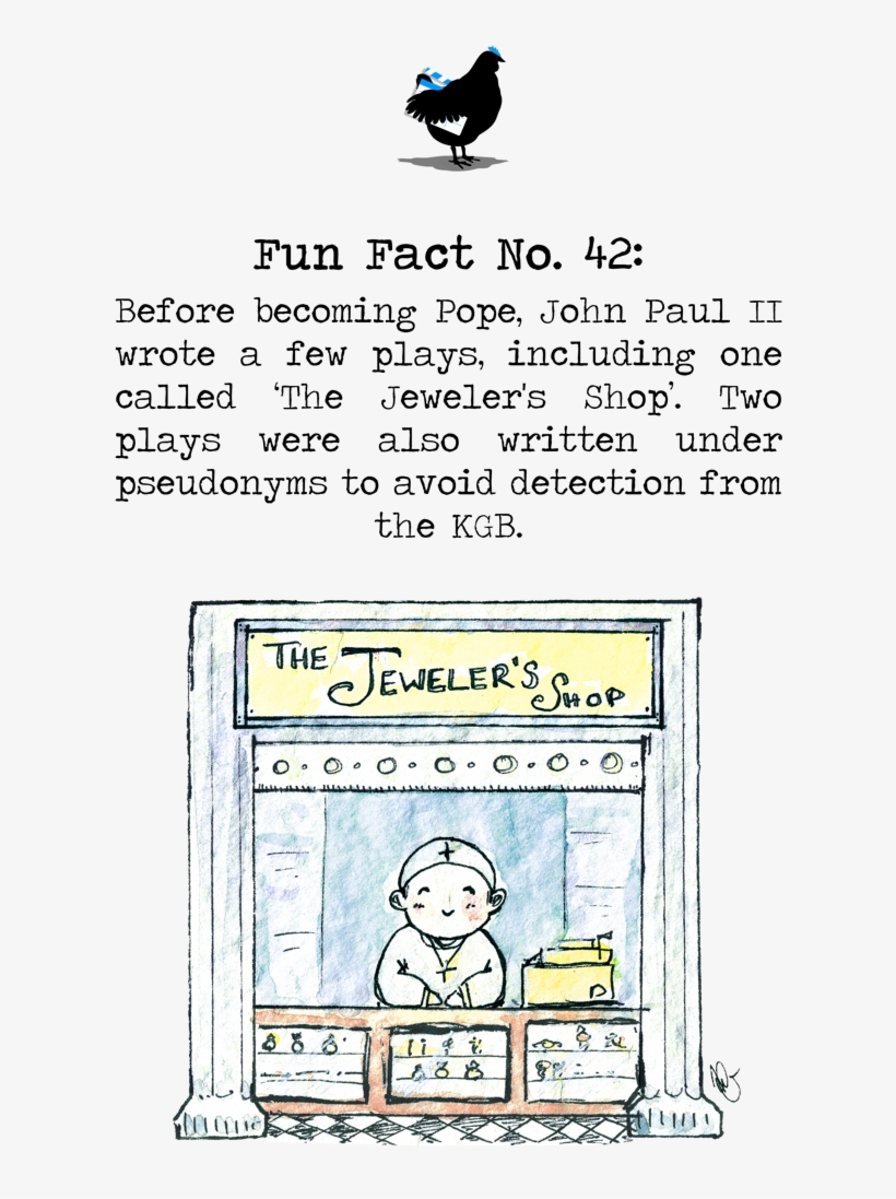 Pope John Paul Ii Creative Chicken Media - Pope John Paul Ii, transparent png download