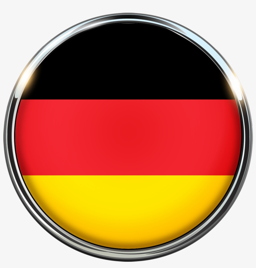 Germany Flag Circle 1524614 - Logo Bendera Jerman, transparent png download