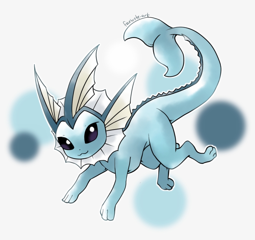 Oc Arta Vaporeon I Drew A Little While Back - Pokémon, transparent png download