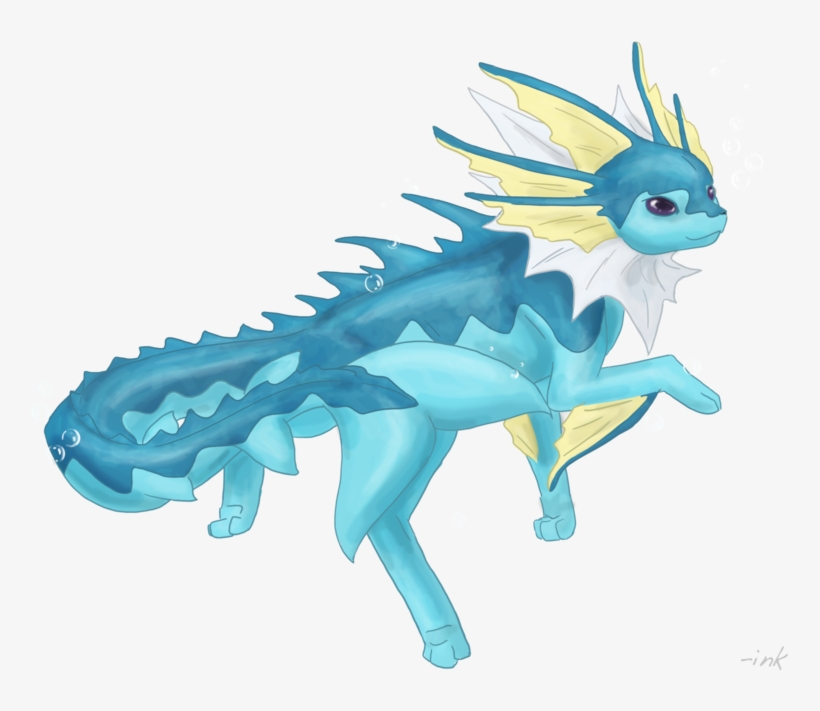 Image Royalty Free Download By Inkzer On Deviantart - Pokemon Vaporeon Mega Evolution, transparent png download