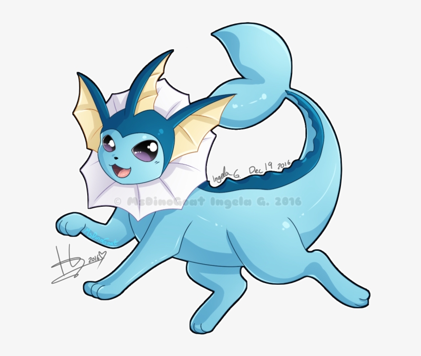 Day 19 Vaporeon - Vaporeon, transparent png download