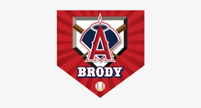 16″ X 16″ Home Plate Pennant Angels - Emblem, transparent png download