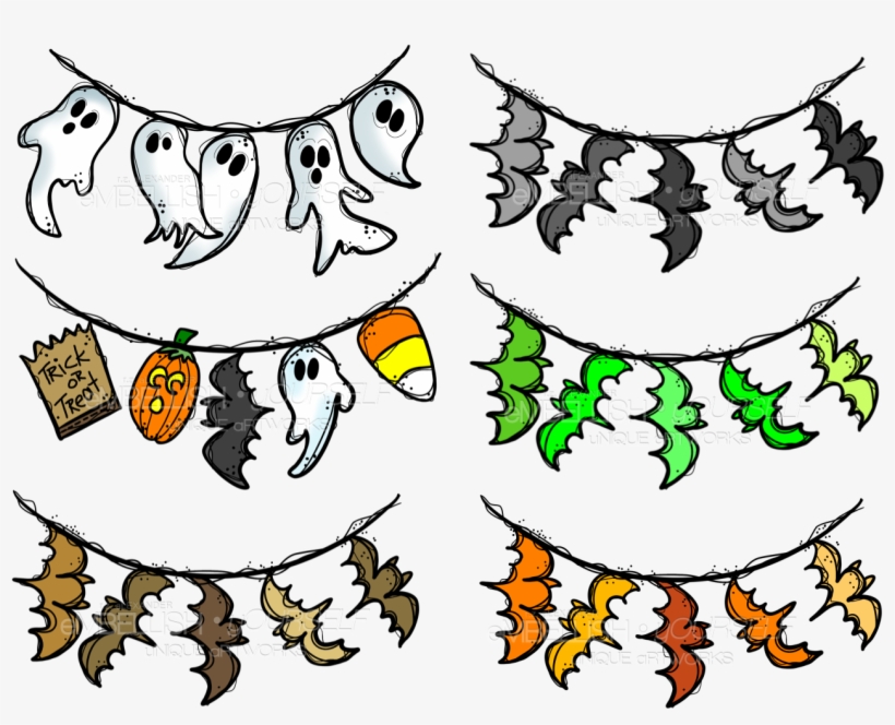 Assorted Halloween Created By Rz Alexander Embellish - Embellish Clipart, transparent png download
