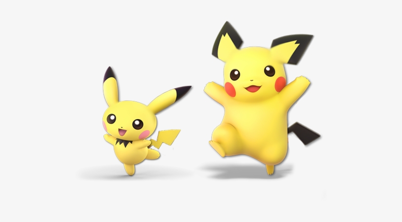 Ultimatei Got Bored And Did A Thing With Pichu's And - Smash Ultimate Pikachu And Pichu, transparent png download