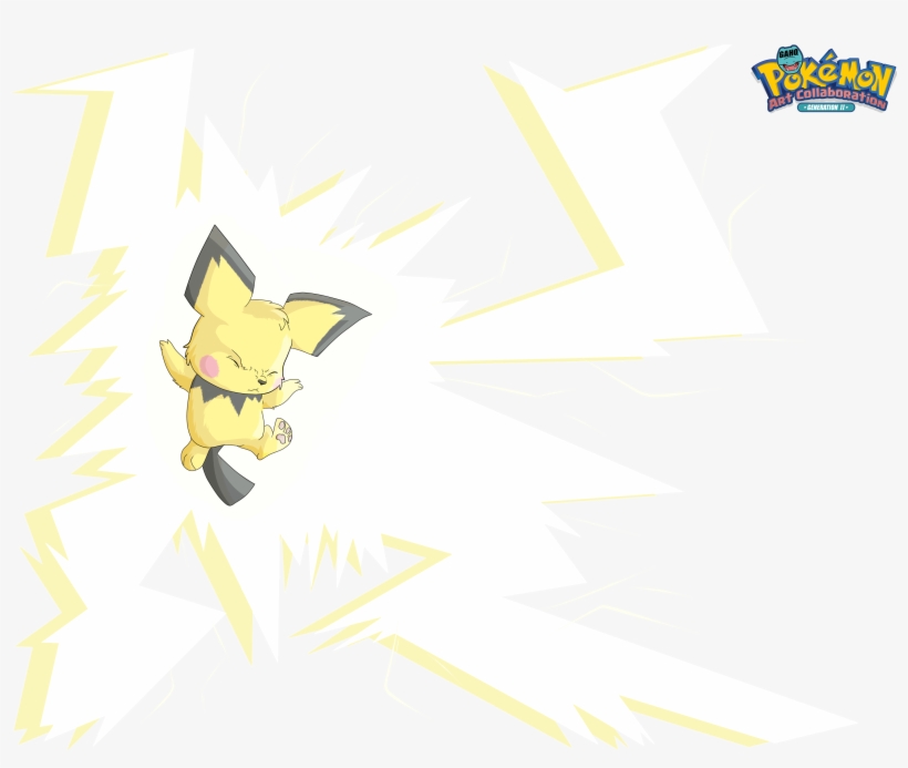 #172 Pichu Used Thunder Shock And Charm In The Game - Pokemon, transparent png download