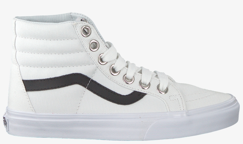 White Vans Sneakers Sk8 Reissue Hi Reissue Sk8 Wmn - Vans, transparent png download