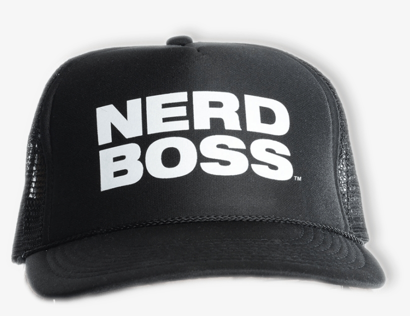 Nerd Boss Trucker Hat - Nerd Hat, transparent png download