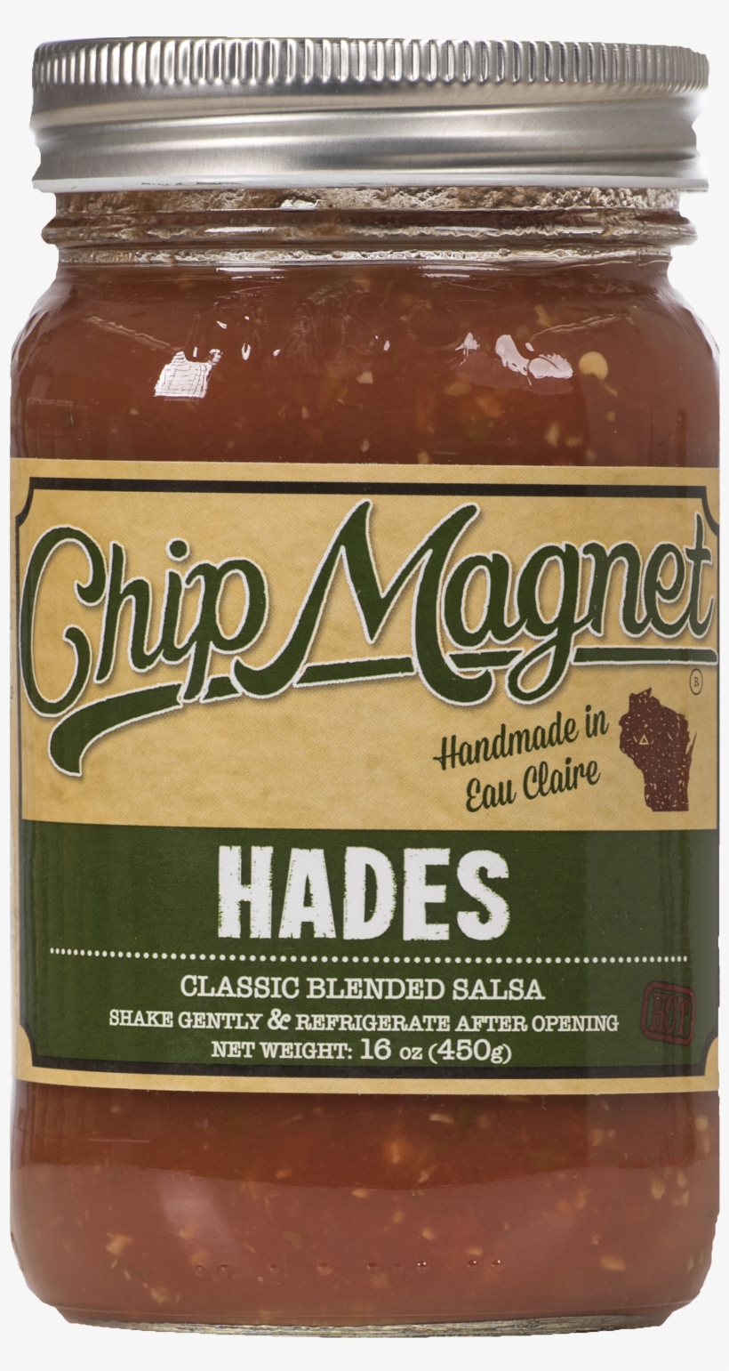 Hades - Chip Magnet Mango Salsa, Mild - 16 Oz Jar, transparent png download