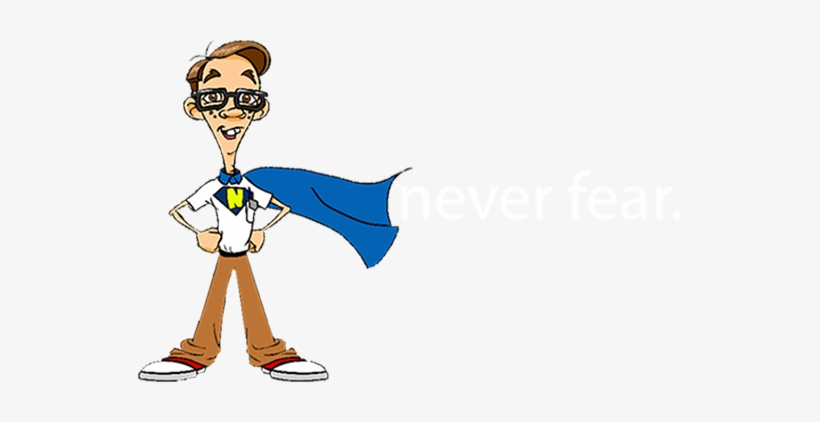 Super Nerd - Super Nerd Cartoon, transparent png download