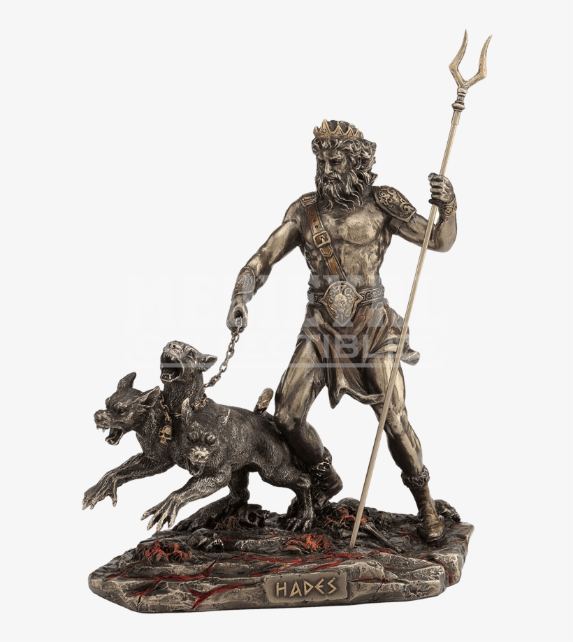 Hades Statue Png Banner Royalty Free - Hades And Cerberus, transparent png download