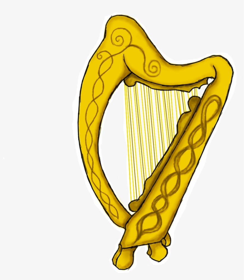 Media Project - Green Irish Harp Transparent Background, transparent png download