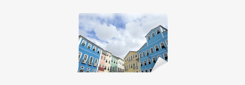 Colorful Colonial Architecture Pelourinho Salvador - Historic Centre, transparent png download