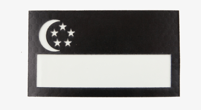 5" X 2" Ir / Glow In The Dark Flag - Label, transparent png download