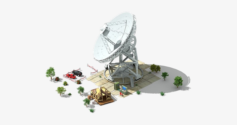 Radio Telescope L2 - Scale Model, transparent png download