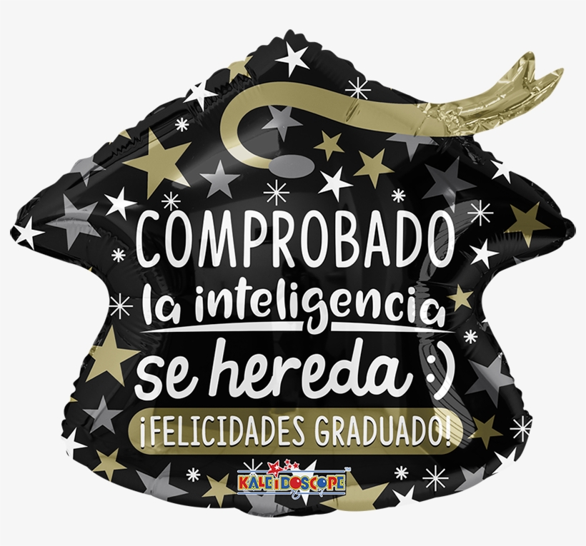 Birrete Con Estrellas Graduado Juniorshape - Globo Metalico Graduacion, transparent png download