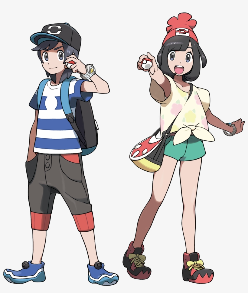 Download Main Characters Rgb 300dpi - Pokemon Sun Moon Character | Transparent PNG Download ...