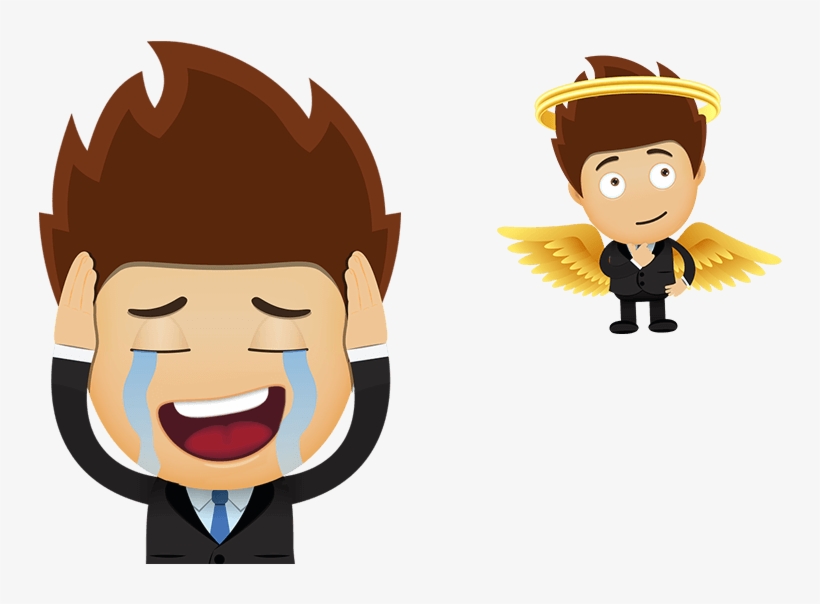 Download The Free Gro Guys Imessage Sticker Pack And - Sad Man Cartoon, transparent png download