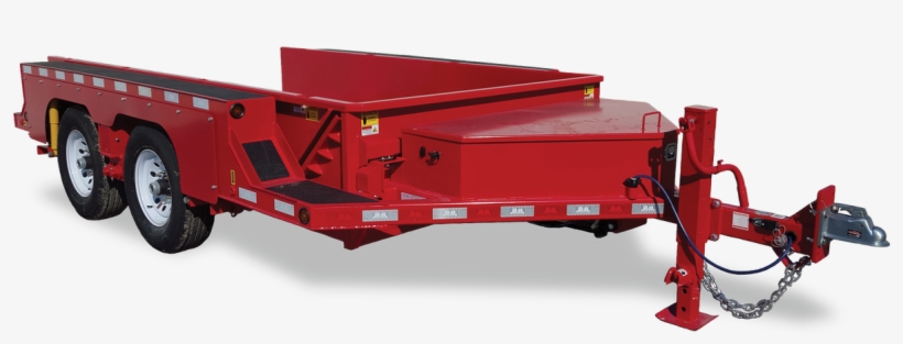 Bbdd7614ta5 76"x14' 2' Drop Down Equipment Trailer - Semi-trailer Truck, transparent png download