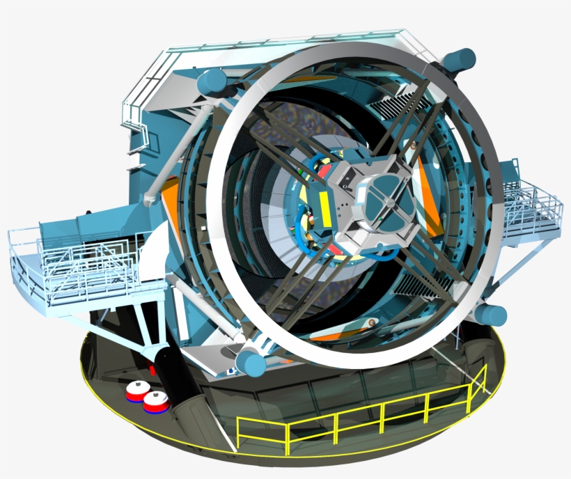 Large Synoptic Survey Telescope 3 4 Render 2013 - Gran Telescopio Para Rastreos Sinópticos, transparent png download