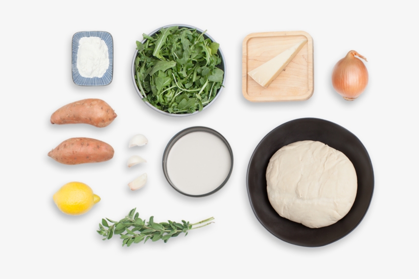 Roasted Sweet Potato & Caramelized Onion Pizza With - Bechamel Sauce Png, transparent png download