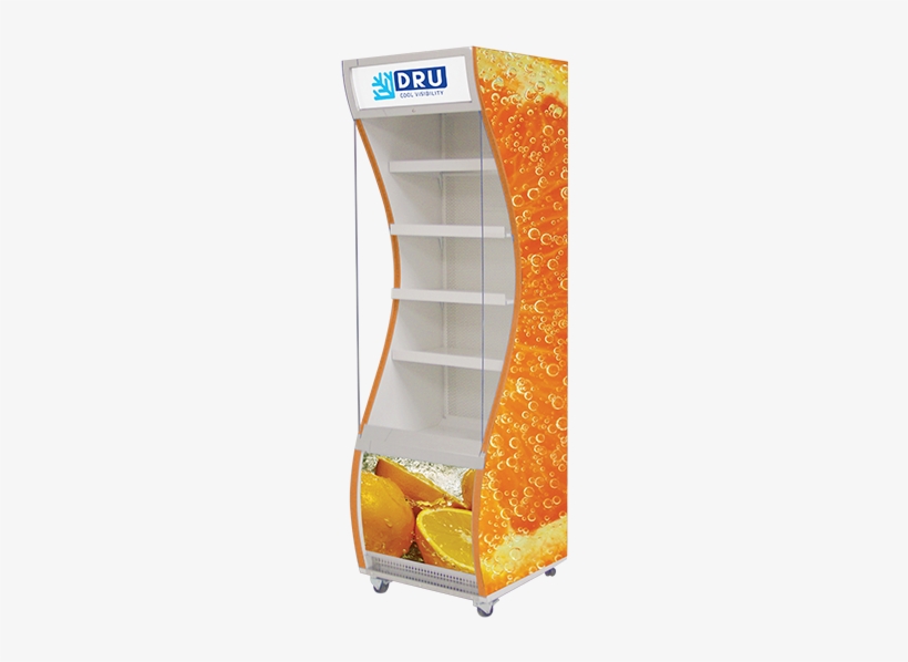 The Vogue Display Cooler Combines Aesthetics And Functionality - Shelf, transparent png download