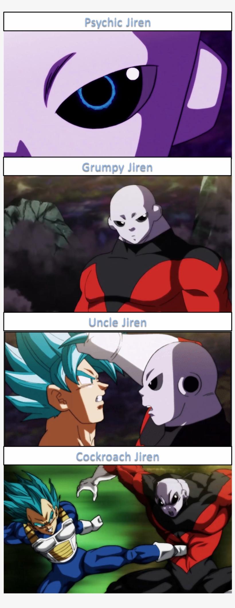 Favorite Jiren Face/expression - Cartoon, transparent png download