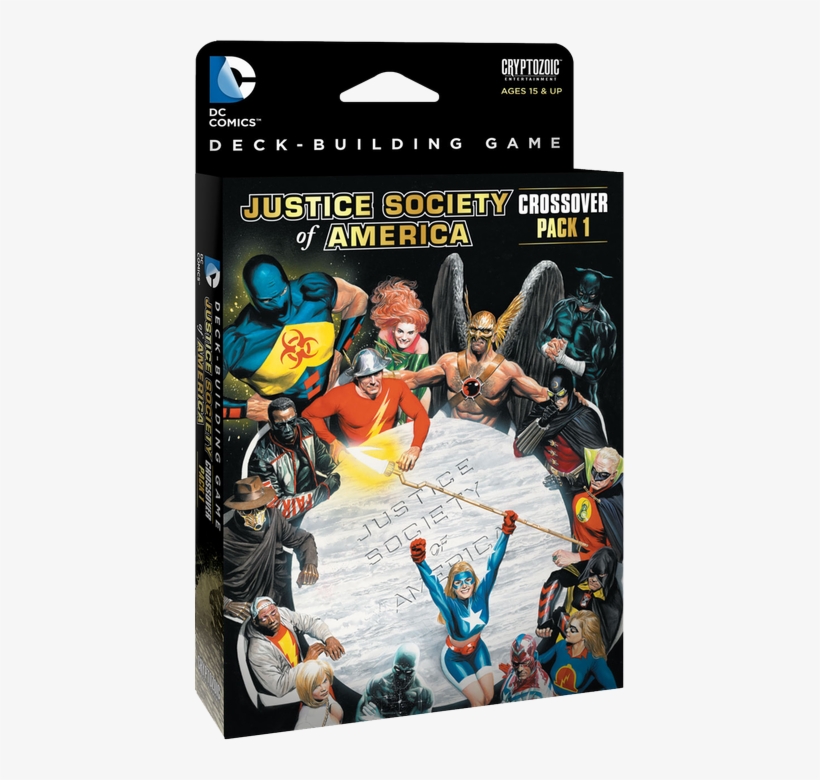 Justice Society Crossover Pk - Crisis Expansion 2 Dc Deck Building Game, transparent png download