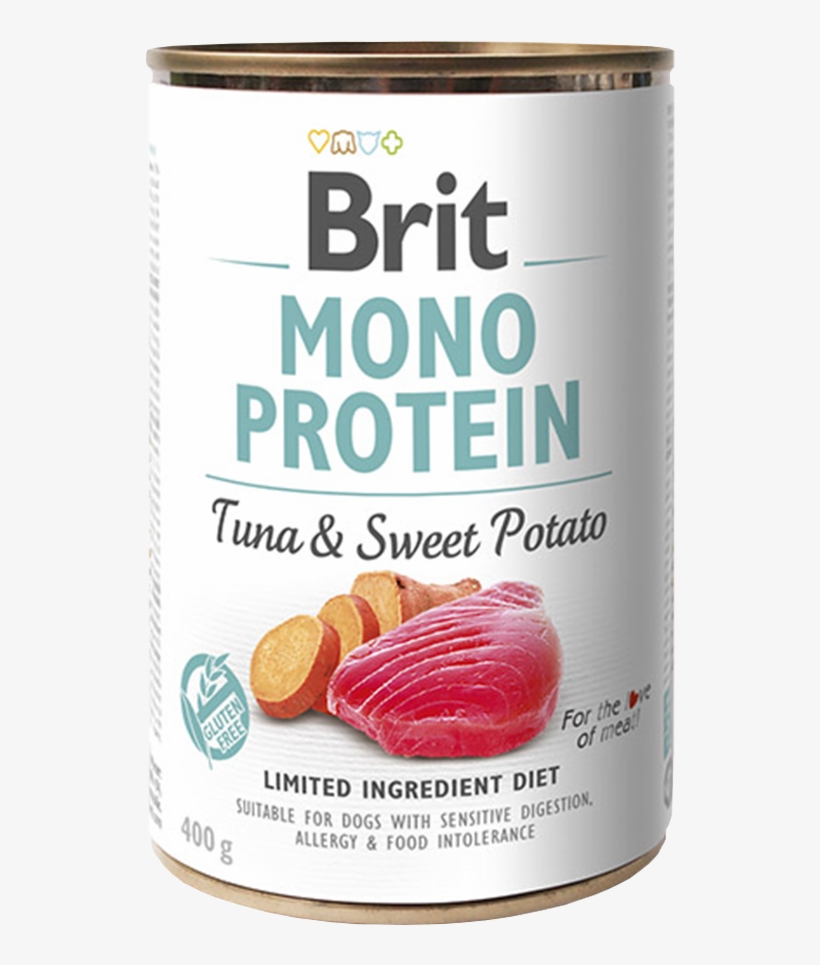 100% Pure Tuna Protein With Sweet Potatoes Brit Mono - Brit Mono Protein, transparent png download