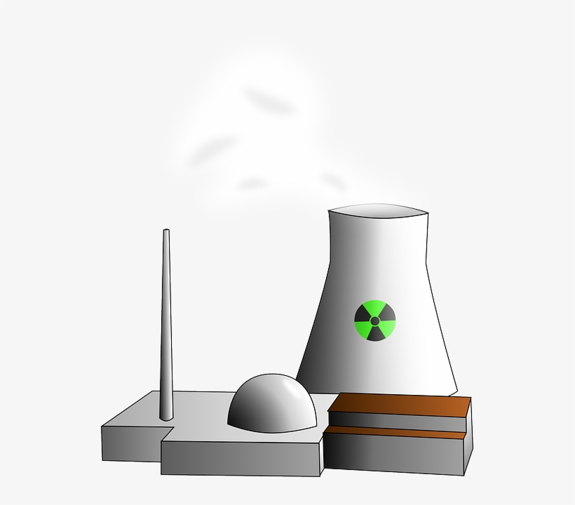 Radioactive, Plant, Power, Energy, Nuclear, Pollution - Nuclear Power Plant Clipart, transparent png download