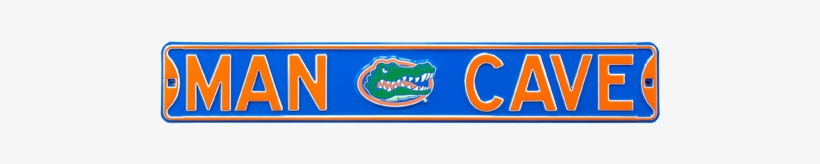 Florida Gators “man Cave” Authentic Street Sign - Man Cave Denver Broncos Steel Sign Wall Sign 36 X 6in, transparent png download