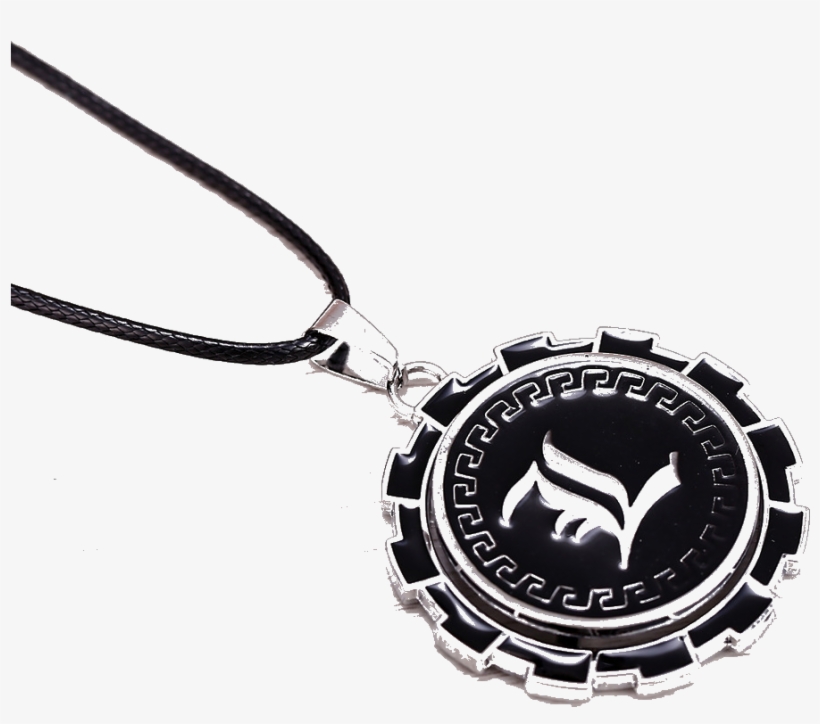 Load Image Into Gallery Viewer, Death Note Metal Gear - Death Note L Logo 360 Rotatable Necklace Key Ring Pendant, transparent png download