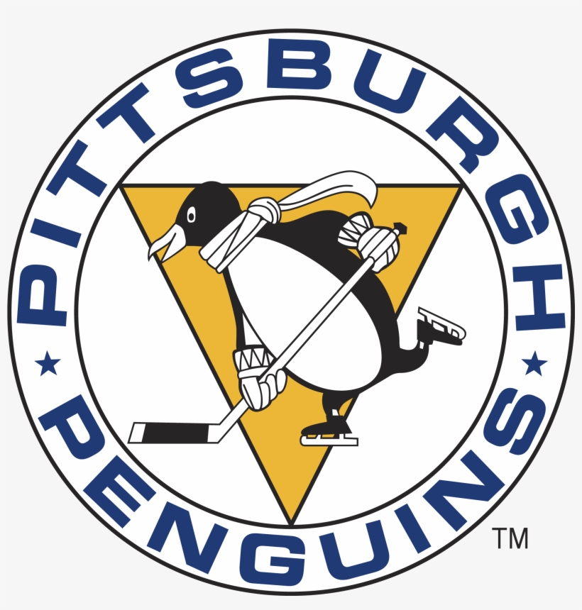 Pittsburgh Penguins Logo Old - Pittsburgh Penguins First Logo, transparent png download